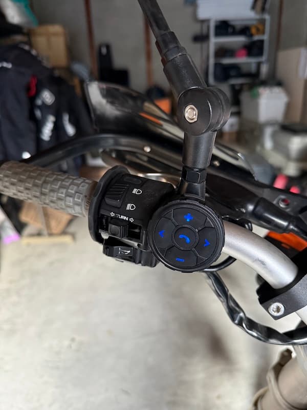 Bluetooth音楽リモコンの設置例